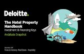The Hotel Property Handbook - Deloitte · Tax Factors: Analysis of tax ... 2017 3Q Parque Central de Valencia Valencia 4* 192 undisclosed n.d. Sareb Senator Hotels & Resorts ... The