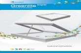 Technical instructions - Brakel · Technical instruction manual Brakel® Greenlite triple 2 1. Description The Brakel® Greenlite triple is a glass skylight with a thermally separated