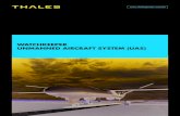 Watchkeeper Unmanned Aircraft System - Thales Group · The Watchkeeper system has fully autonomous mission control ... maintenance and logistics. ... This document and any data included