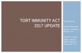 TORT IMMUNITY ACT - Hervas, Condon & Bersani, P.C. |€¦ ·  · 2017-02-06Count for breach of contract and count for writ of mandamus ... Whether the Tort Immunity Act applied to