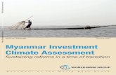 Report No. 93848-MM January 2015 ·  · 2016-02-29Report No. 93848-MM Myanmar Investment Climate Assessment ... AEC. ASEAN Economic ... Support on data analysis was provided from