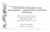 Substation Integration and Automation – …flueck/chicago_pes/2002/SA_Fund_BestPractices.pdfIEEE PES Chicago Chapter Substation Integration and Automation – Approaches and Best
