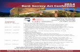 Bank Secrecy Act Conference Ad Final - unlv.edu BSA Conference (6-12-14)_0.pdf · Bank Secrecy Act Conference Thursday, June 12, ... offshore banking, ... Bank Secrecy Act Conference