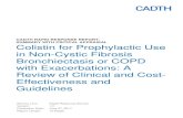 CADTH RAPID RESPONSE REPORT: SUMMARY WITH … · either non-cystic fibrosis bronchiectasis or patients with chronic obstructive pulmonary disease experiencing exacerbations? 3.