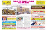 MAMBALAMmambalamtimes.in/admin/pdf/1317468855.2-10-2011.pdf · MAMBALAM K TIMES ASHOK NAGAR ... nanda Nagar, West K. K. Nagar, by qualified profess-ionals for children ... Marine,