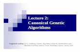 Lecture 2: Canonical Genetic Algorithms - Purdue …sudhoff/ee630/Lecture02.pdfLecture 2: Canonical Genetic Algorithms Suggested reading: D. E. Goldberg, Genetic Algorithm in Search,