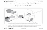 Complete Microwave Optics System - …dcfa.exa.unicen.edu.ar/lab/manuales/Cubo_de_Bragg.pdf · Complete Microwave Optics System ... (The LEDs should light up on both units.) 3. Adjust