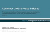 Customer Lifetime Value I (Basic) - management-by-the ... · Customer Lifetime Value I ... While we could look at the profitability of a customer for a particular period in time ...