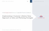 Implementing a Customer Lifetime Value Approach to · PDF fileImplementing a Customer Lifetime Value ... Implementing a Customer Lifetime Value Approach to Sales ... VP Marketing Middle-CLTV