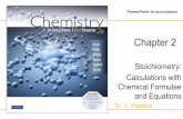 Stoichiometry: Calculations with Chemical Formulae and Equationscheminnerweb.ukzn.ac.za/Files/Chem 110 (2012)/Chem 1… ·  · 2012-02-20Stoichiometry: Calculations with Chemical