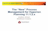 The “New” Process Management for Hyperion … Leader, Planning & Analysis Hyperion Planning Certified Certified Public Accountant Email: jjohnson@mindstreamanalytics.com Office: