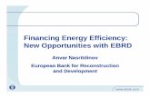 Financing Energy Efficiency: New Opportunities with …€¦ · Financing Energy Efficiency: New Opportunities with EBRD ... – Turbo generator #1 to improve efficiency ... Microsoft