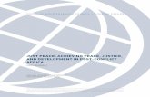 JUST PEACE: ACHIEVING PEACE, JUSTICE, AND DEVELOPMENT peace: achieving peace, justice, and development in post-conflict africa social science research council | working papers dan