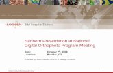 Sanborn Presentation at National Digital Orthophoto ...€¦ · Sanborn Presentation at National Digital Orthophoto Program Meeting ... used within aerial triangulation ... Buildings