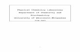 Physical Chemistry Laboratory II - University of … · Web viewW.T. Tysoe Teaching Assistant: Anibal Boscoboinik CHEMISTRY 563 PHYSICAL CHEMISTRY LABORATORY LABORATORY MANUAL TABLE