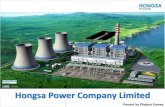 Hongsa Power Company Limited - กรมทรัพยากรธรณี Mine...4 Hongsa Hongsa Mine Mouth Power Project is located in Hongsa and Muang Nguen Districts, Xayaboury