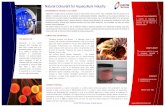 Natural Colourant for Aquaculture Industry · n m Natural Colourant for Aquaculture Industry ENVIRONMENTAL FRIENDLY COLOURANT Astaxanthin is largely used in aquaculture industry to