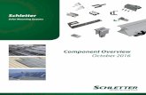 Solar Mounting Systems - Schletter Group Components Brochure.pdf · High quality aluminum; for easy connection of roof attachments to ... In cases where roof attachment is connecting