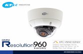 KPC-VNNS102NUV - KT&C USA · KPC-VNNS102NUV Outdoor, True Day/Night 750 TVL, ... • 3-Axis gimbal for convenient wall or ceiling mounting • Flush or Surface mountable ... Wall