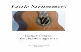 Little Strummers cover - letticebell.com. You hold the guitar with your right arm, ... Drag your thumb gently down from the 6th ... while o the rfingers mov eo akanew chod.