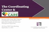 The Coordinating Center - Maryland Department of … Coordinating Center ... Delivery of coaching encounters ... (engagement of the person in the four pillars associated with readmission