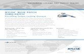 NYLOK BLUE PATCH TORQ-PATCH® blue patch TORQ-PATCH ® is engaged, it creates a wedge between ... DIN DIN 267 PART 28 NYLOK® BLUE PATCH TORQ-PATCH ...