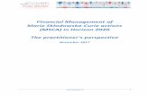 Financial Management of Marie Skłodowska-Curie …€¦ · Financial Management of Marie Skłodowska-Curie actions (MSCA) in Horizon 2020 The practitioner's perspective ... user-friendly