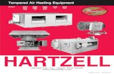 HARTZELL - globalindustrial.com · Series SMP Propeller Steam Make-Up Air Page 26 Series SMC Centrifugal Steam Make-Up Air Page 30 Series SAH/SCH Steam Face and Bypass Units Page