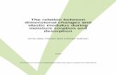 The relation between dimensional changes and elastic ... report 26.pdf · a report from STFI-Packforsk The relation between dimensional changes and elastic modulus during moisture