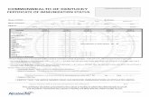 KY Certificate of Immunizaiton Status of... · Certificate Issuing Office Name and Address COMMONWEALTH OF KENTUCKY CERTIFICATE OF IMMUNIZATION STATUS Name of Child: ... (Last) (First…