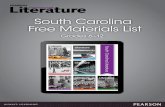 South Carolina Free Materials Listassets.pearsonschoolapps.com/asset_mgr/current/20145...• Lesson Support, including Text Complexity Rubrics, pacing, differentiated instruction suggestions,