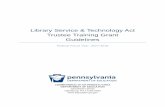 LSTA Trustee Training Grant Guidelines - State Library of ... Libraries/Subsidies and... · Overview ... Trustee Trainings are to target public library trustees within multi ... Trustee