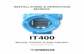 INSTALLATION & OPERATION MANUAL - Controls … Contro ls Sponsler, Inc. ... translating flow information and conditions to the built-in display and various outputs. ... Division 1,