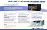 FlexXpand FX2 Conveying System Control - · PDF fileFlexXpand FX2 Expandable Color Touch Screen PLC Controls FX2: For up to 160 stations and 20 pumps plus 1 back-up pump The Basic