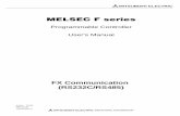 MELSEC F series - Roboticslars.mec.ua.pt/public/LAR Projects/Laser3D/2003_MiguelMatos/PLC/fx... · MELSEC F series Programmable Controller User's Manual FX Communication (RS232C/RS485)