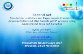 Second Act - Europa Act Simulation, ... CV & simulation. ... • Developing new statistical approach and models for better understanding and