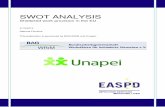 SWOT ANALYSIS - EASPD · SWOT ANALYSIS Sheltered work provision in ... especially if this concerns the quality of life of other people. ... the SWOT also helps understanding what