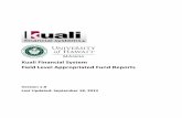 Kuali Financial System Field Level Appropriated Fund Reportsmanoa.hawaii.edu/ovcafo/pdf/FieldLevelAppropriatedFundReports.pdf · Kuali Financial System Field Level Appropriated Fund