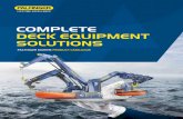 COMPLETE DECK EQUIPMENT SOLUTIONS - … PALFINGER MARINE Product Catalogue 9 PK 150002 M PFM 3500 PK 40002 M PK 12000 M CRANES As a result of their sophisticated crane geometry work
