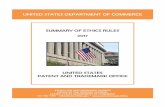 UNITED STATES DEPARTMENT OF COMMERCE SUMMARY OF ETHICS ... · SUMMARY OF ETHICS RULES ... ETHICS LAW AND PROGRAMS DIVISION UNITED STATES DEPARTMENT OF COMMERCE ... Commerce ethics