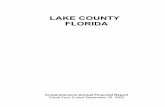 LAKE COUNTY FLORIDA · All Nonmajor Funds 104 Major Funds: ... charged within the county limited to $50 per transaction ... LAKE COUNTY, FLORIDA September 30, ...