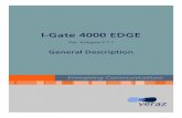 I-Gate 4000 EDGE General Description - WordPress.com · Contents I-Gate 4000 EDGE General Description 3 Traffic Handling Features..... 3-1