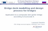 Bridge deck modelling and design process for bridgeseurocodes.jrc.ec.europa.eu/doc/2013WSbridges/presentations/D1.8... · Worked examples on BRIDGE DESIGN with EUROCODES, 17-18 April