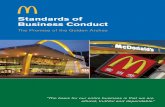 Standards of Business Conduct - McDonald's · our employees live up to our Standards of Business Conduct, McDonald’s has established the global Compliance office. This office is