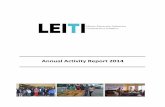 Annual Activity Report 2014 · CBL Central Bank of Liberia . CENTAL Center for Transparency and Accountability in Liberia . ... These include a SWOT analysis of the EITI process in