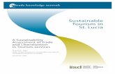 Sustainable Touris m in St. Lucia - IISD · Sustainable Touris m in St. Lucia Sharmon Jules ... Tourism emerged from being a relatively small-scale activity into a global economic