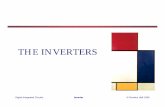 THE INVERTERS - University of California, Berkeley€¦ ·  · 2000-02-16CMOS Inverters Polysilicon In Out Metal1 VDD GND PMOS NMOS 1.2 ...
