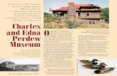 Charles andEdna O Perdew Museum - Illinois DNR Sawmill Lake as a boy, fishing, trapping and learning about decoy carv - Visitors to the home of this legendary Illinois River craftsman