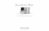 Accutorr Plus - MedWrench … ·  · 2009-04-28Pulse Channel DC Offset Test ... Use this Accutorr Plus Service Manual ONLY for the monitor part numbers listed ... Mindray DS USA,