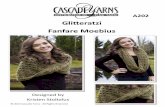 Glitteratzi Fanfare Moebius - Cascade Yarns · Glitteratzi Fanfare Moebius Designed by Kristen Stoltzfus Materials: Cascade Yarns Glitteratzi, 62% Acrylic/15% Polyester/13% Nylon/10%